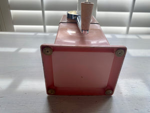 MID-CENTURY ICE-O-MAT:  VERY RARE, VERY SPECIAL VINTAGE PINK ICE CRUSHER--SO CHARMING