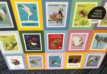 1,000-PIECE INTERNATIONAL BIRD STAMPS PUZZLE--SO PRETTY!