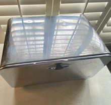 MID-CENTURY "BEAUTY BOX/BY LINCOLN" VINTAGE, ALL-CHROME BREAD BOX (1950S-ERA)--SO SPECIAL! SO RARE! VINTAGE