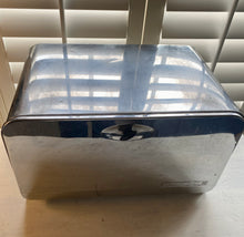 MID-CENTURY "BEAUTY BOX/BY LINCOLN" VINTAGE, ALL-CHROME BREAD BOX (1950S-ERA)--SO SPECIAL! SO RARE! VINTAGE