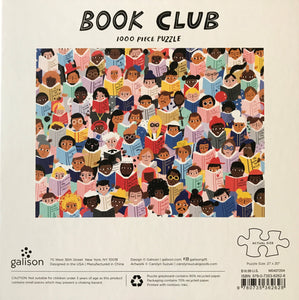 1,000-PIECE FRESH AND MODERN PUZZLE--IT'S TIME FOR BOOK CLUB!