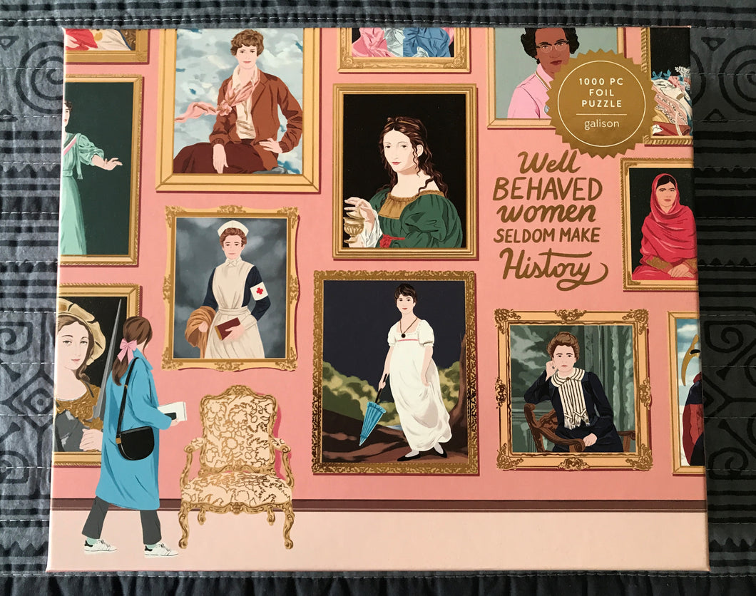 1,000-PIECE ARTSY, DELUXE PUZZLE WITH GOLD FOIL ACCENTS--CELEBRATE STRONG WOMEN IN HISTORY