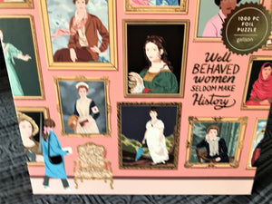 1,000-PIECE ARTSY, DELUXE PUZZLE WITH GOLD FOIL ACCENTS--CELEBRATE STRONG WOMEN IN HISTORY