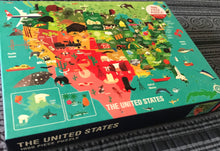 1,000-PIECE USA MAP WITH STATE CAPITALS/ART SYMBOLS FOR EACH PLACE (SO COLORFUL! SO FUN! GREAT FAMILY GIFT)