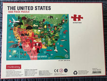 1,000-PIECE USA MAP WITH STATE CAPITALS/ART SYMBOLS FOR EACH PLACE (SO COLORFUL! SO FUN! GREAT FAMILY GIFT)