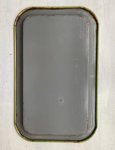 COLORFUL, MID-CENTURY, ALUMINUM "PARROT" TRAY