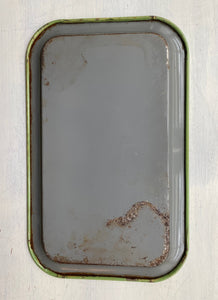 COLORFUL, MID-CENTURY, ALUMINUM "PARROT" TRAY