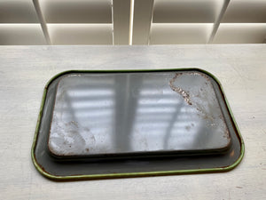 COLORFUL, MID-CENTURY, ALUMINUM "PARROT" TRAY