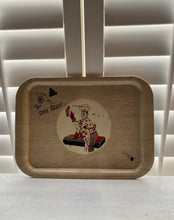 FUN, VINTAGE METAL TRAY (RARE "FOR HOT SHOT" GRILLING CHAMP RETRO TRAY)