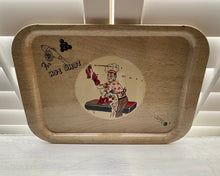 FUN, VINTAGE METAL TRAY (RARE "FOR HOT SHOT" GRILLING CHAMP RETRO TRAY)