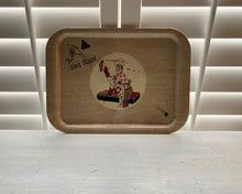 FUN, VINTAGE METAL TRAY (RARE "FOR HOT SHOT" GRILLING CHAMP RETRO TRAY)