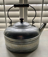 EXTRA-EXTRA HEAVYWEIGHT, MASSIVE "PAUL BUNYAN," VINTAGE TEA KETTLE (VERY RARE, VERY OLD, AND THE BIGGEST ONE YOU'LL EVER FIND!)