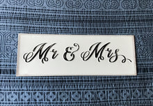FANCY-SCHMANCY "MR & MRS" TIN WALL DECOR (PERFECT FOR A WEDDING RECEPTION, BRIDAL SHOWER, ANNIVERSARY, OR HOME)