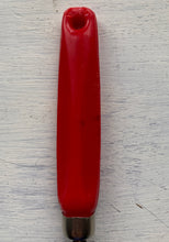 XL VINTAGE VEGGIE AND FRUIT PEELER/CORER WITH RED BAKELITE HANDLE--BEAUTIFUL QUALITY