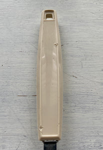 VINTAGE EKCO USA SMALL SPATULA WITH CREAM-COLORED PLASTIC HANDLE