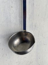 VINTAGE EKCO FORGE WOOD-HANDLED, STAINLESS STEEL LADLE--MADE IN THE USA