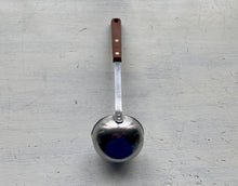 VINTAGE EKCO FORGE WOOD-HANDLED, STAINLESS STEEL LADLE--MADE IN THE USA