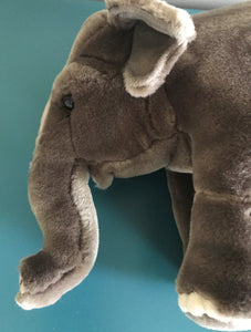 VINTAGE GANZ WEBKINZ SIGNATURE ASIAN ELEPHANT (HIGHLY-COLLECTIBLE/MORE RARE)
