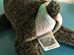 TY BEANIE BABY "CHEEKS" THE BABOON (RETIRED)