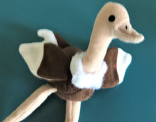 TY BEANIE BABY "STRETCH" THE SMALL, BUT MIGHTY OSTRICH (RARE AND RETIRED)