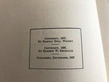 VERY, VERY RARE ITEM! FIRST EDITION "THE SHEPHERD OF THE HILLS" (SEPTEMBER, 1907) BY HAROLD BELL WRIGHT