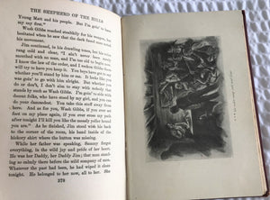 VERY, VERY RARE ITEM! FIRST EDITION "THE SHEPHERD OF THE HILLS" (SEPTEMBER, 1907) BY HAROLD BELL WRIGHT