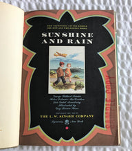 CHARMING VINTAGE SCHOOL BOOK "SUNSHINE AND RAIN" (1949 SAMPLE COPY IN EXCELLENT CONDITION)