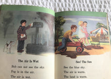 CHARMING VINTAGE SCHOOL BOOK "SUNSHINE AND RAIN" (1949 SAMPLE COPY IN EXCELLENT CONDITION)