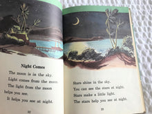 CHARMING VINTAGE SCHOOL BOOK "SUNSHINE AND RAIN" (1949 SAMPLE COPY IN EXCELLENT CONDITION)