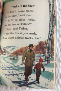 CHARMING VINTAGE SCHOOL BOOK "SUNSHINE AND RAIN" (1949 SAMPLE COPY IN EXCELLENT CONDITION)