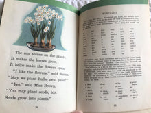 CHARMING VINTAGE SCHOOL BOOK "SUNSHINE AND RAIN" (1949 SAMPLE COPY IN EXCELLENT CONDITION)