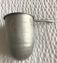 VINTAGE ALUMINUM, COMMERCIAL 14-OUNCE MEASURING SCOOP WITH ROUND BOTTOM