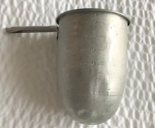 VINTAGE ALUMINUM, COMMERCIAL 14-OUNCE MEASURING SCOOP WITH ROUND BOTTOM