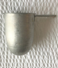 VINTAGE ALUMINUM, COMMERCIAL 14-OUNCE MEASURING SCOOP WITH ROUND BOTTOM