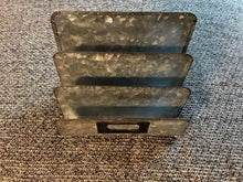 GALVANIZED NAPKIN HOLDER OR BILL/FILE/LETTER HOLDER (WITH FILE-NAME HOLDER ON THE FRONT)