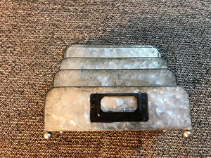 GALVANIZED NAPKIN HOLDER OR BILL/FILE/LETTER HOLDER (WITH FILE-NAME HOLDER ON THE FRONT)