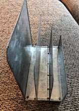 GALVANIZED NAPKIN HOLDER OR BILL/FILE/LETTER HOLDER (WITH FILE-NAME HOLDER ON THE FRONT)