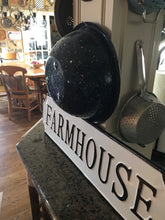 BEAUTIFUL, BLACK-AND-IVORY, HEAVY METAL "FARMHOUSE" WALL DECOR