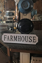 BEAUTIFUL, BLACK-AND-IVORY, HEAVY METAL "FARMHOUSE" WALL DECOR