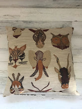 AFRICAN-STYLE ANIMAL MASKS THROW PILLOW (IN THE SPIRIT OF THE LION KING)