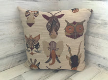 AFRICAN-STYLE ANIMAL MASKS THROW PILLOW (IN THE SPIRIT OF THE LION KING)