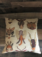 AFRICAN-STYLE ANIMAL MASKS THROW PILLOW (IN THE SPIRIT OF THE LION KING)