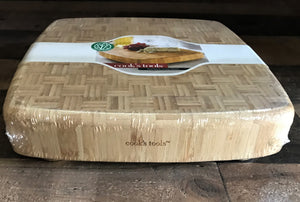A-MA-ZING, PROFESSIONAL-QUALITY BAMBOO CHOPPING BLOCK/SERVING TRAY