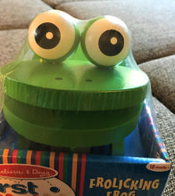 HOPPITY-HOP-HOPPING, SUPER-CUTE GREEN FROGGIE PULL-ALONG TOY