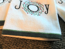 "JOY" HOLIDAY TERRY HAND/DISH TOWEL