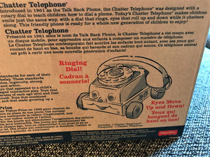 ADORABLE, OLD-SCHOOL TELEPHONE (FISHER-PRICE PULL TOY)
