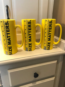 GIGANTIC "MEASURING TAPE" MUG