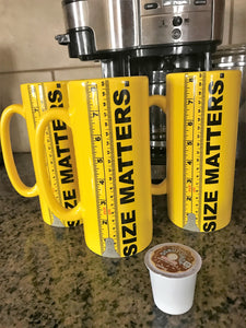 GIGANTIC "MEASURING TAPE" MUG