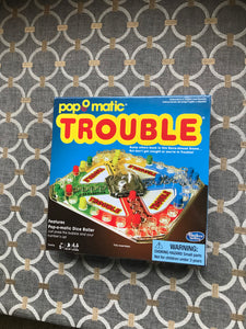 UH-OH! TROUBLE! (JUST KIDDING--IT'S ONLY "TROUBLE," THE VERY FUN FAMILY GAME)