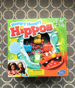 CRAZY-FUN FAMILY/CHILDREN'S GAME:  "HUNGRY HUNGRY HIPPOS"